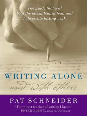cover image of Writing Alone and with Others